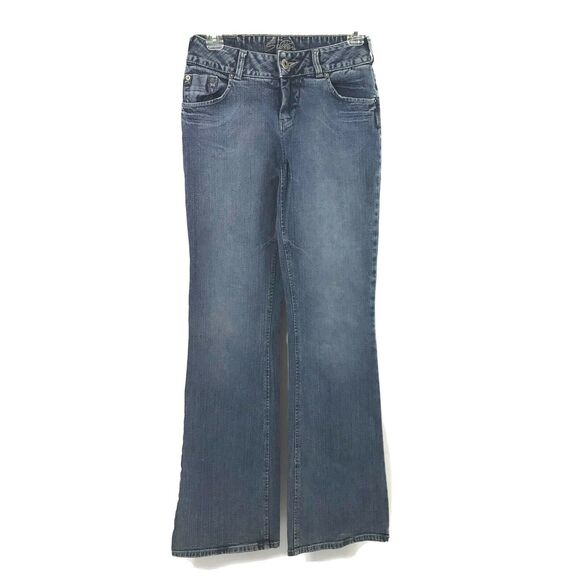 Silver‎ Jeans Womens Size 27 Bootcut Medium Wash Denim Stretch Mid Rise Casual - Picture 1 of 8
